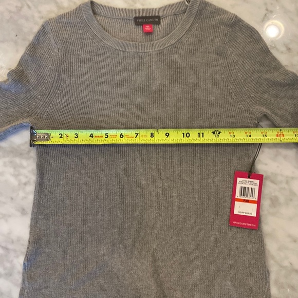 Vince Camuto - XSP Gray Sweater - New with Tags - Picture 8 of 10